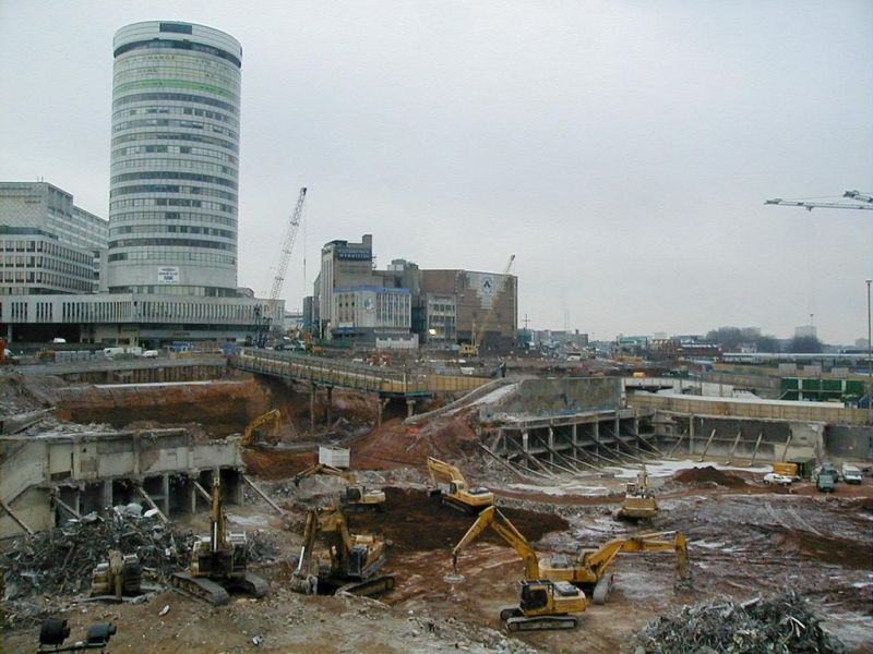 Building The Bullring Birmingham